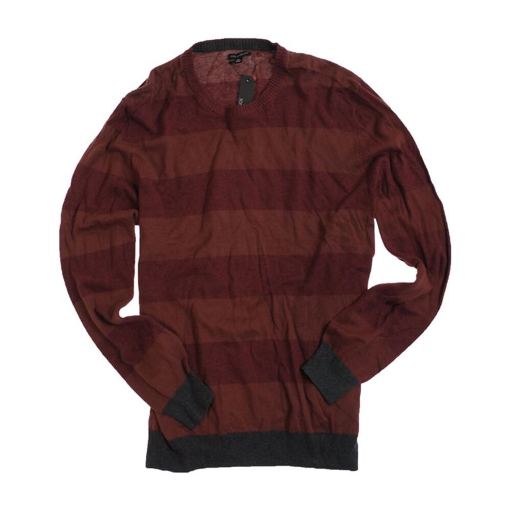 Sons of Intrigue Mens Straight Fit Knit Sweater, Red, XL, DM